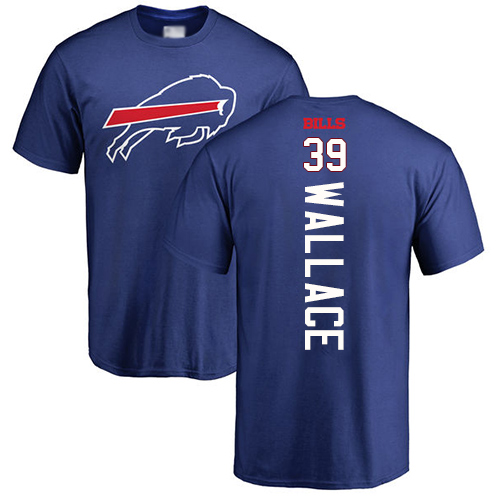 Men NFL Buffalo Bills #39 Levi Wallace Royal Blue Backer T Shirt->buffalo bills->NFL Jersey